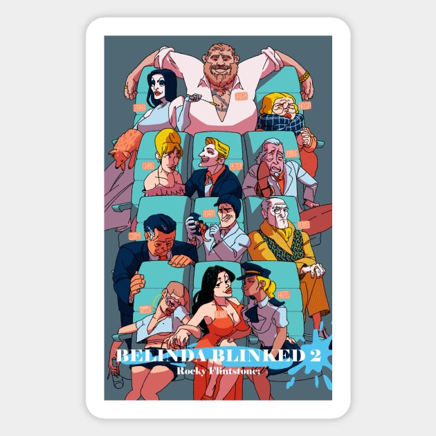 Rocky Flintstone's Belinda Blinked 2 Book Cover Poster; Sticker by FlintstoneRocky